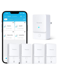 Detector de Fugas de Agua GoveeLife Premium 4 Sensores WiFi