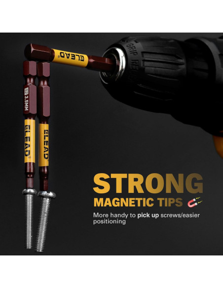 Juego de Brocas Hexagonales Allen ELEAD 21PCS Métrico y SAE