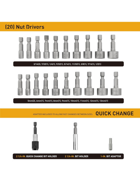Juego de Puntas de Destornillador 236 Pzas Jackson Palmer