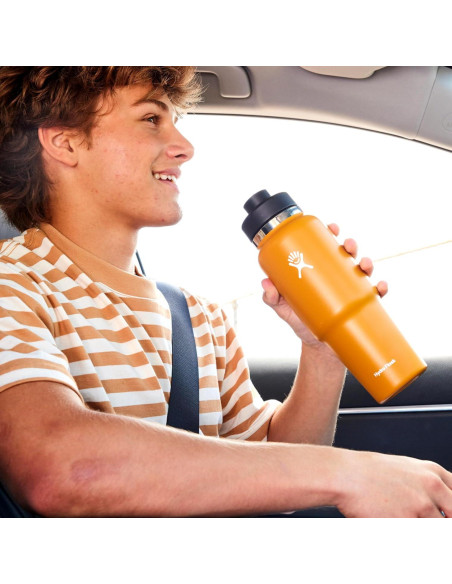 Botella de Agua Hydro Flask 946 ml Flex Chug Cap Blanca