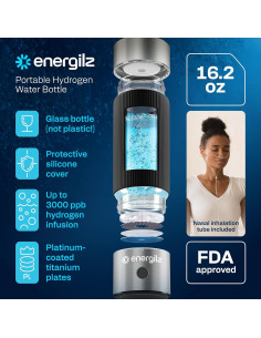 Botella de Agua de Hidrógeno ENERGILZ 480ml Antioxidante 2
