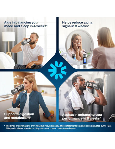 Botella de Agua de Hidrógeno ENERGILZ 480ml Antioxidante