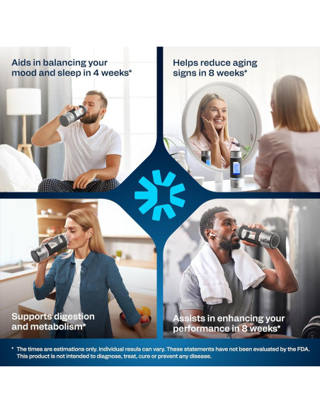 Botella de Agua de Hidrógeno ENERGILZ 480ml Antioxidante