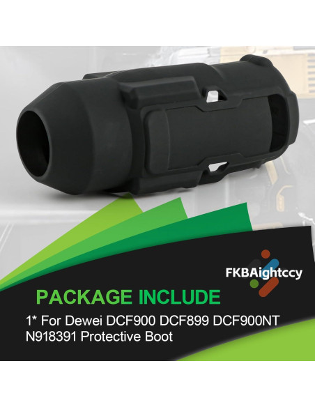Bota Protectora N918391 para Llave de Impacto DEWALT 20V