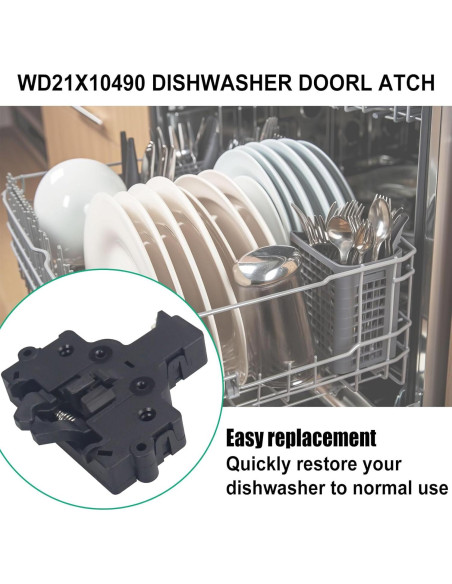 Pestillo de Puerta para Lavavajillas G-E WD21X10490