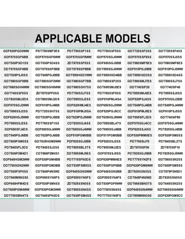 Pestillo de Puerta para Lavavajillas G-E WD21X10490