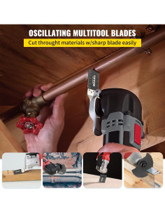 Hojas de Sierra Oscilante VEVOR 50 PCS para Madera y Metal 2