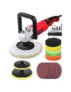 Pulidor de Coche AVID POWER 1200W 6-7 Pulgadas 6 Velocidades