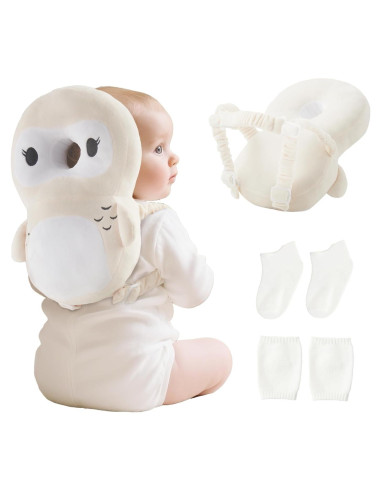 Mochila Protectora de Cabeza Bebé Fortella con Rodilleras y Calcetines