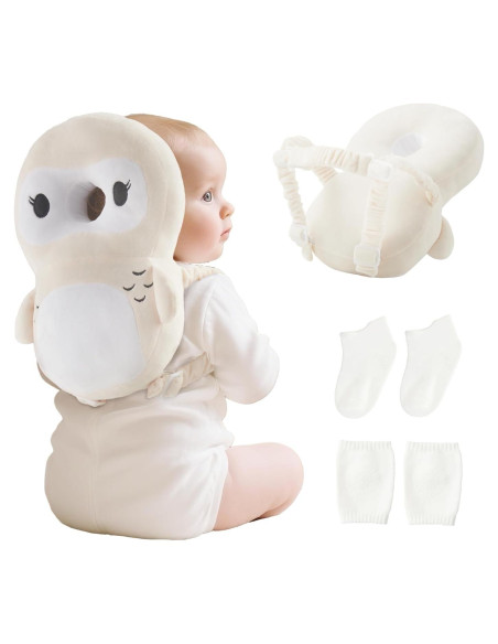 Mochila Protectora de Cabeza Bebé Fortella con Rodilleras y Calcetines