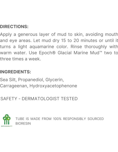 Barro Natural Nu Skin Epoch Glacial Marine Mud 124g - Piel Radiante