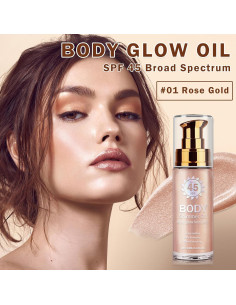 Aceite Corporal Brillante LZXLUKGIR SPF 45 Hidratante 100g 2