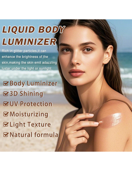 Aceite Corporal Brillante LZXLUKGIR SPF 45 Hidratante 100g