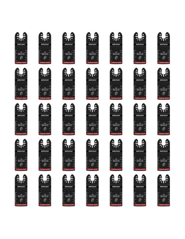 30 Cuchillas Oscilantes Bi-Metal AMZWEI para Madera y Metal