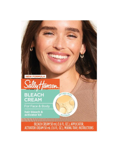 Crema de Blanqueo Sally Hansen Vegana para Cabello Facial y Corporal - Paquete de 2