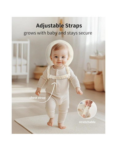 Mochila Protectora de Cabeza Bebé Fortella con Rodilleras y Calcetines