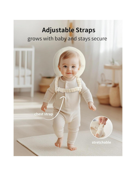 Mochila Protectora de Cabeza Bebé Fortella con Rodilleras y Calcetines