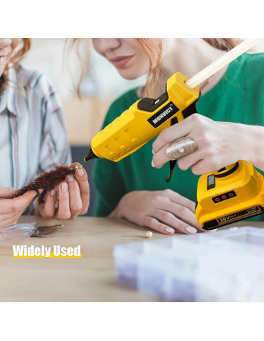 Pistola de Pegamento Inalámbrica MONVICT 100W Digital 20V