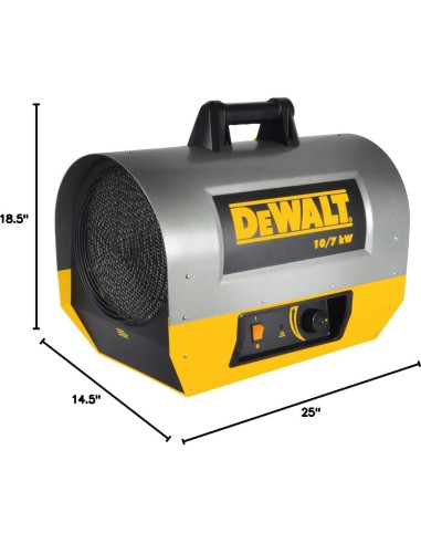 Calentador Eléctrico DeWalt DXH1000TS 10kW Portátil