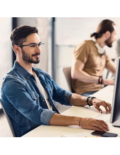 Gafas Bifocales FONHCOO Anti Luz Azul Media Montura 2