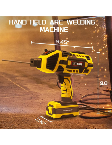 Máquina de Soldadura BTOBI ARC-120, Portátil 110V 1.5kg Máquina de Soldadura BTOBI ARC-120, Portátil 110V 1.5kg