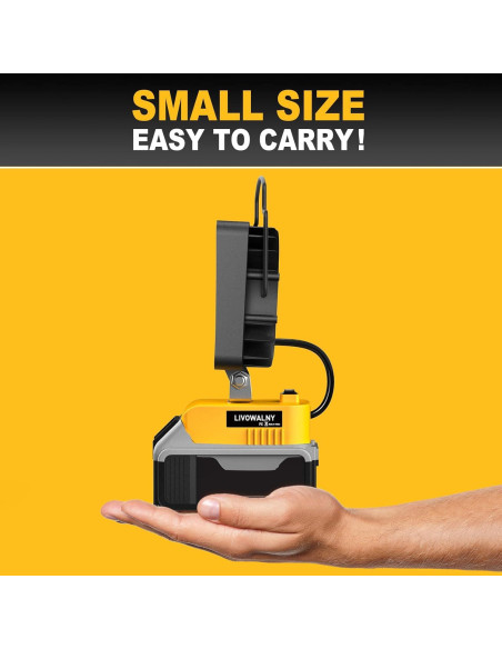 Luz de Trabajo LED LIVOWALNY 20V 60W 6000LM USB Luz de Trabajo LED LIVOWALNY 20V 60W 6000LM USB