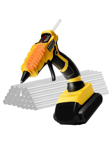 Pistola de Pegamento Caliente Inalámbrica HLiePiHa 20V 50W