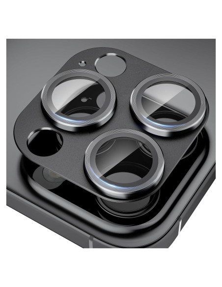 Protector de Lente de Cámara beuxece para iPhone 16 Pro/Max - Metal Mate