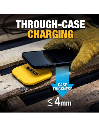 Cargador Inalámbrico DEWALT 10W Rápido y Portátil