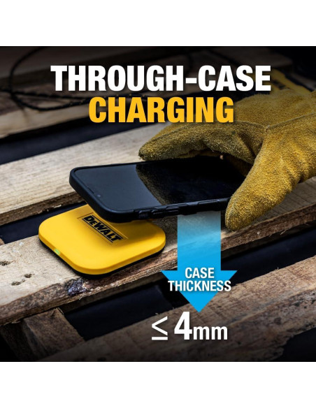 Cargador Inalámbrico DEWALT 10W Rápido y Portátil