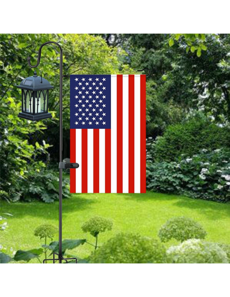 Soporte para Bandera de Jardín GQP261 121.92 cm con Clip Antiviento