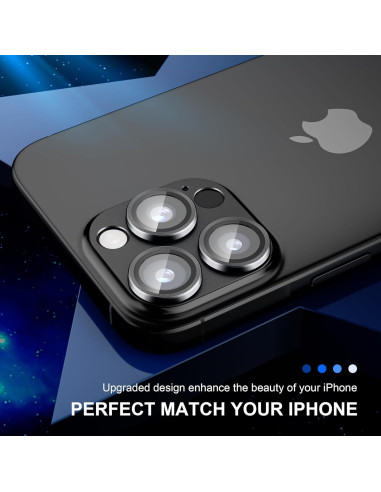 Protector de Lente de Cámara beuxece para iPhone 16 Pro/Max - Metal Mate