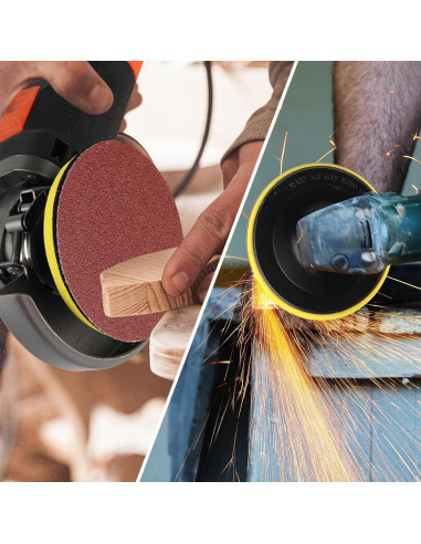 100 Discos de Lijado 4" Boounyatin con Adaptador 8mm