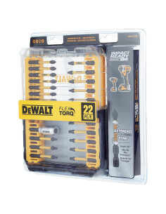 Juego de Puntas DEWALT FlexTorq 22 Piezas para Impacto
