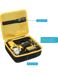 Funda Dura Khanka para Llave Impacto DEWALT 20V DCF894B 2