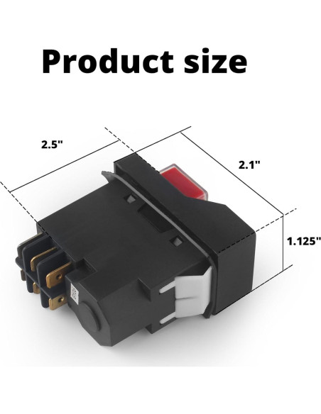 Interruptor de Sierra de Mesa Sthovd N603746 Compatible DWE7485