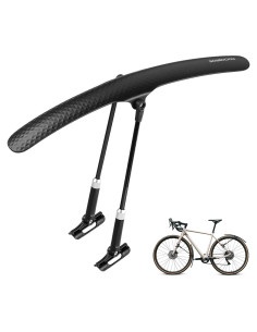 Guardabarros ROCKBROS Ajustable para Bicicleta 700C - Negro
