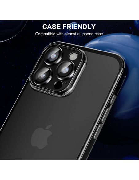 Protector de Lente de Cámara beuxece para iPhone 16 Pro/Max - Metal Mate