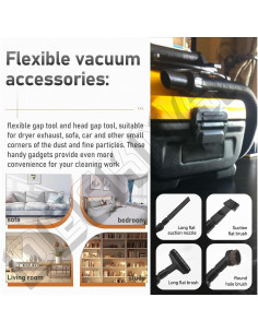 Manguera de Reemplazo DeWalt DCV580 DCV581H 0.68kg 2