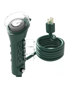 Temporizador Mecánico Exterior BN-LINK 6 Salidas 1875W 1.83m