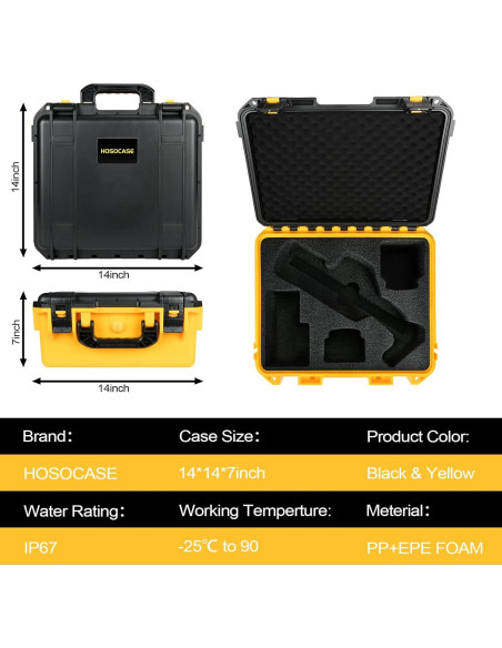 Estuche Duro Impermeable HOSOCASE para Sierra Dewalt 20V