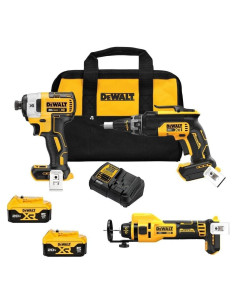 Kit de Herramientas DEWALT 20V MAX XR para Paneles de Yeso DCK303P2