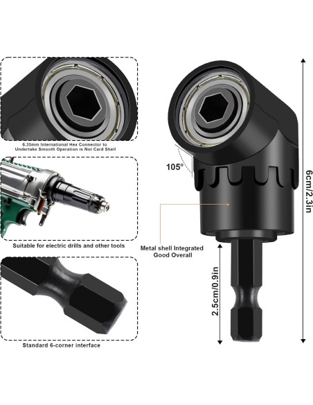 Juego de Brocas Flexibles 17 Pcs Dualshine con Accesorios