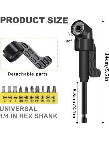 Juego de Brocas Flexibles 17 Pcs Dualshine con Accesorios