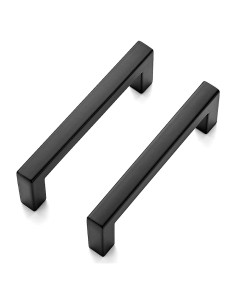 Tiradores de Cajón Ravinte 30 Pack 76mm Negro Mate