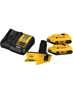 Kit Adaptador Batería DEWALT 20V MAX con 2 Baterías y Cargador 2