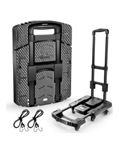 Carro de Mano Plegable Voipvvii 226.8 kg 6 Ruedas Giratorias