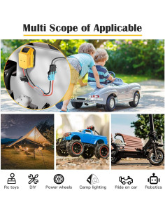 Adaptador Power Wheels Koezeoi para Batería Dewalt 20V 2