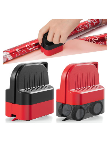 Cortador de Papel de Regalo LIZAAL 2 Paquetes con Ruedas