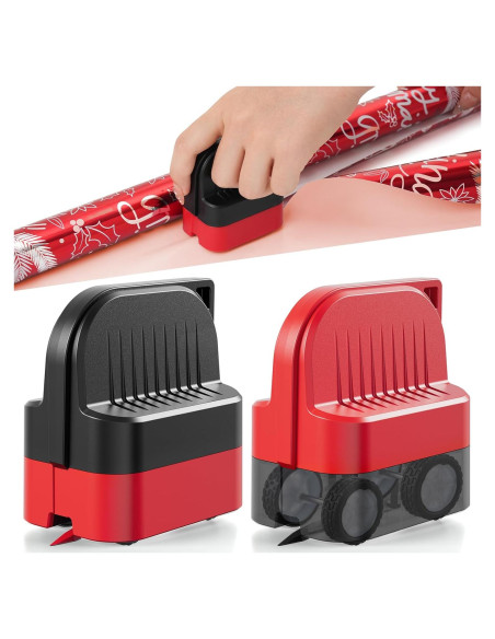 Cortador de Papel de Regalo LIZAAL 2 Paquetes con Ruedas